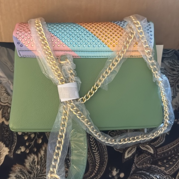 Multicolor Studded Women's Bag - Picture 2 of 3